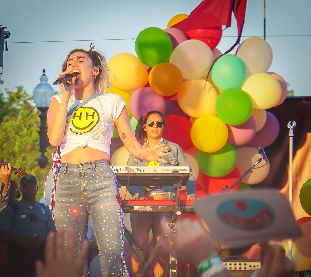 Miley Cyrus at Capital Pride, Washington, D.C. in 2017