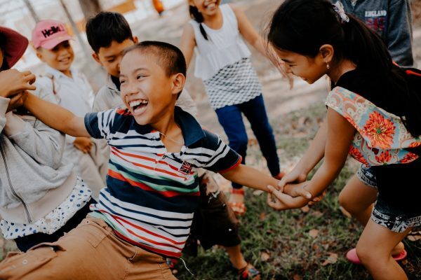 Children playing in Cao Lãnh, Vietnam