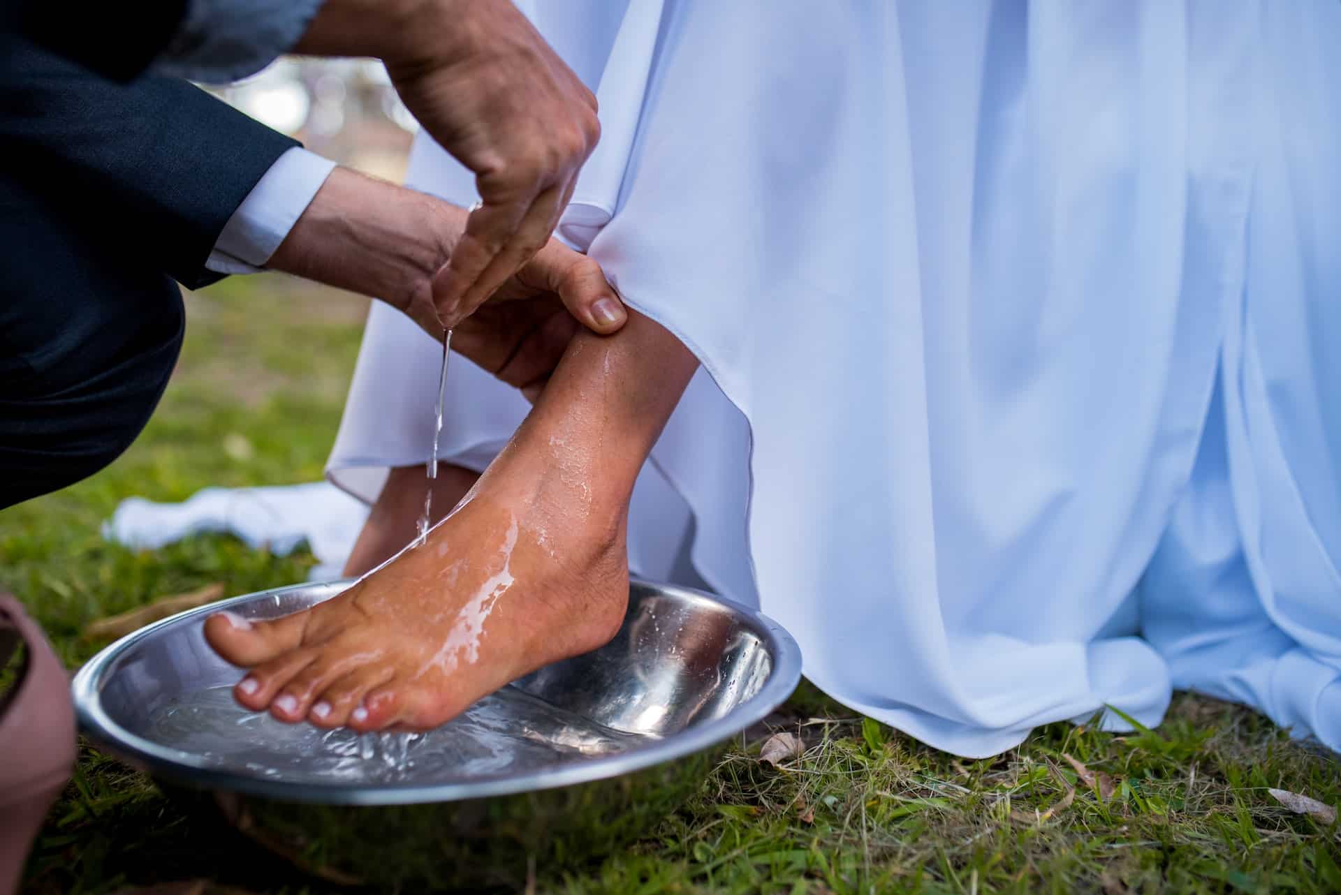 Is washing feet in the Bible a euphemism?